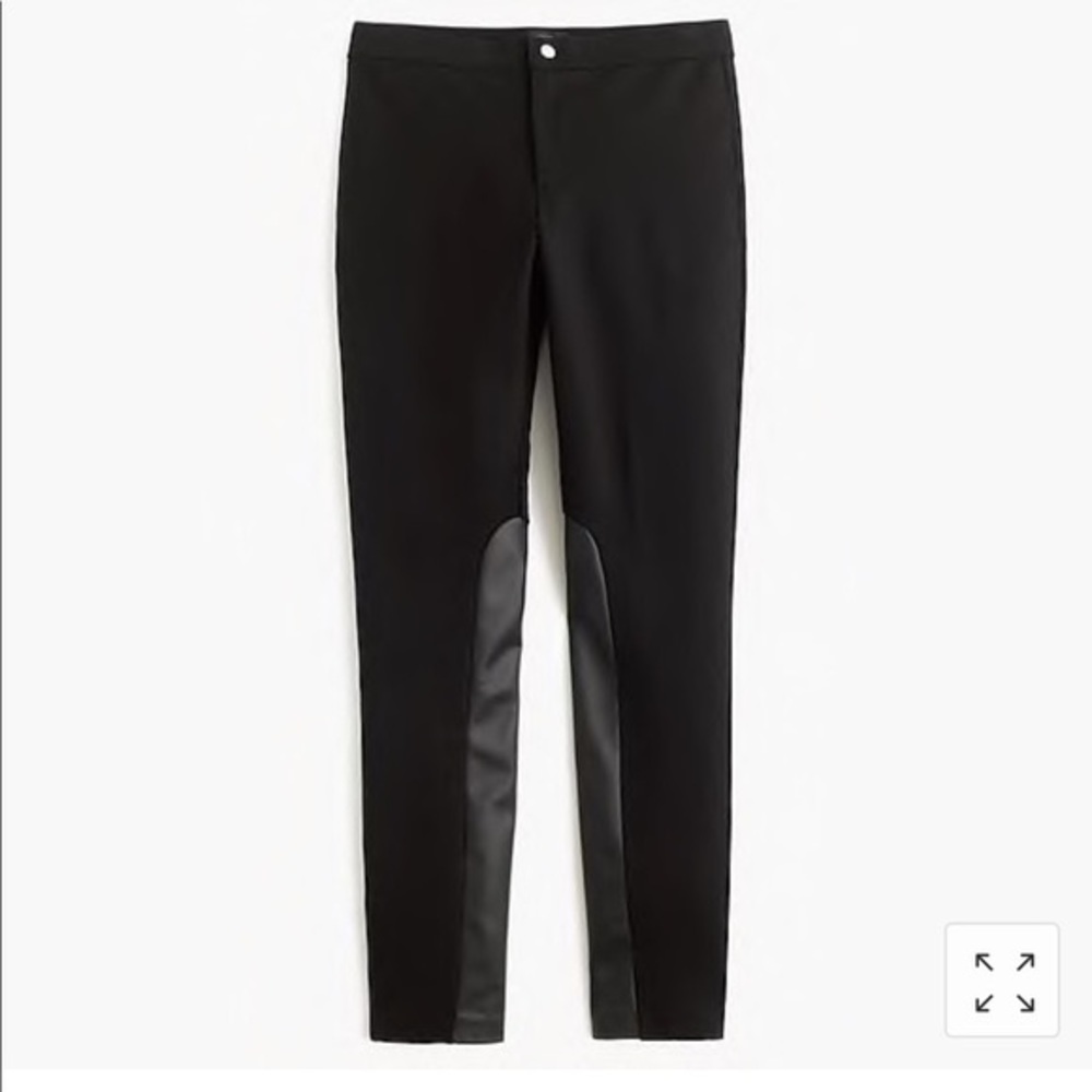 J. Crew Pixie Riding Pants Faux Leather Size 6 - Picture 7 of 7